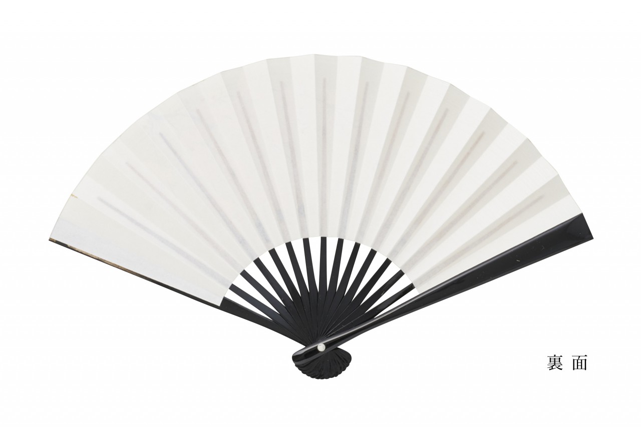 扇子形矢立 桜 携帯用 書道用具 6R0999ダP 工芸品